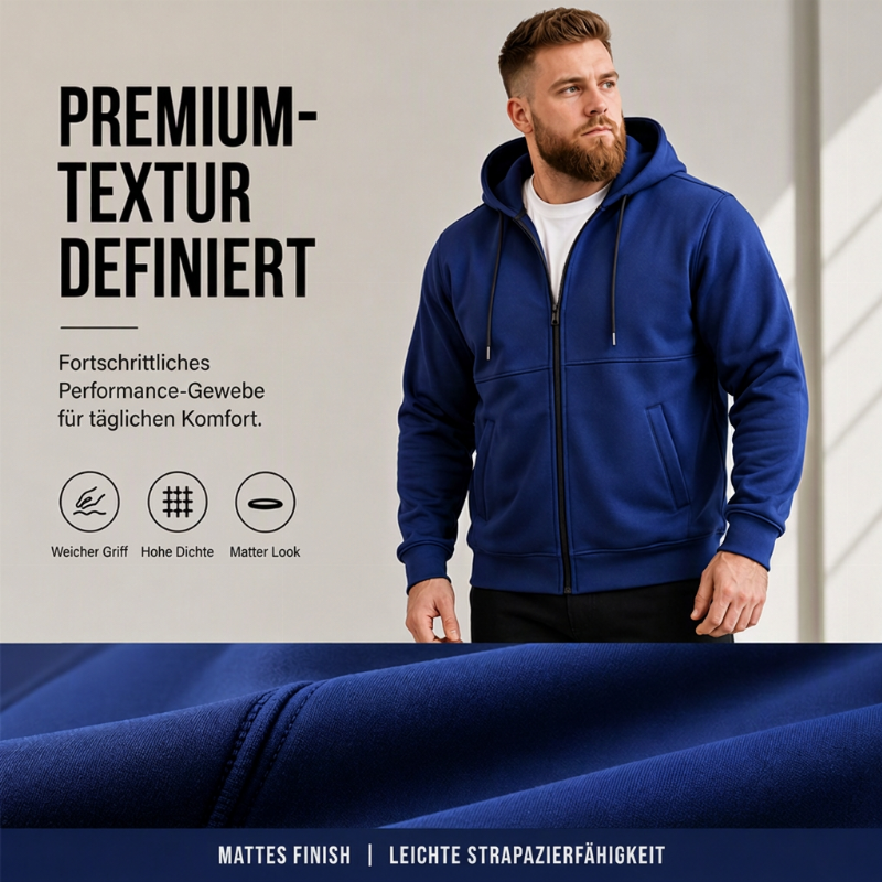 📢🎉50%Rabatt!!!🛍️✨Warmgejacke für Herren mit Reißverschluss und Kapuze