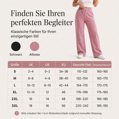 📢🎉50%Rabatt!!!🛍️✨Freizeit-Hose mit hoher Taille und weitem Bein für Damen