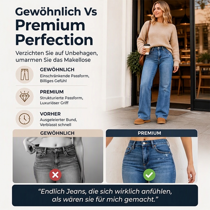 📢🎉50%Rabatt!!!🛍️👖 Damen Freizeit-Jeans mit elastischem Hochbund