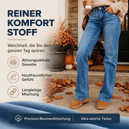 📢🎉50%Rabatt!!!🛍️👖 Damen Freizeit-Jeans mit elastischem Hochbund