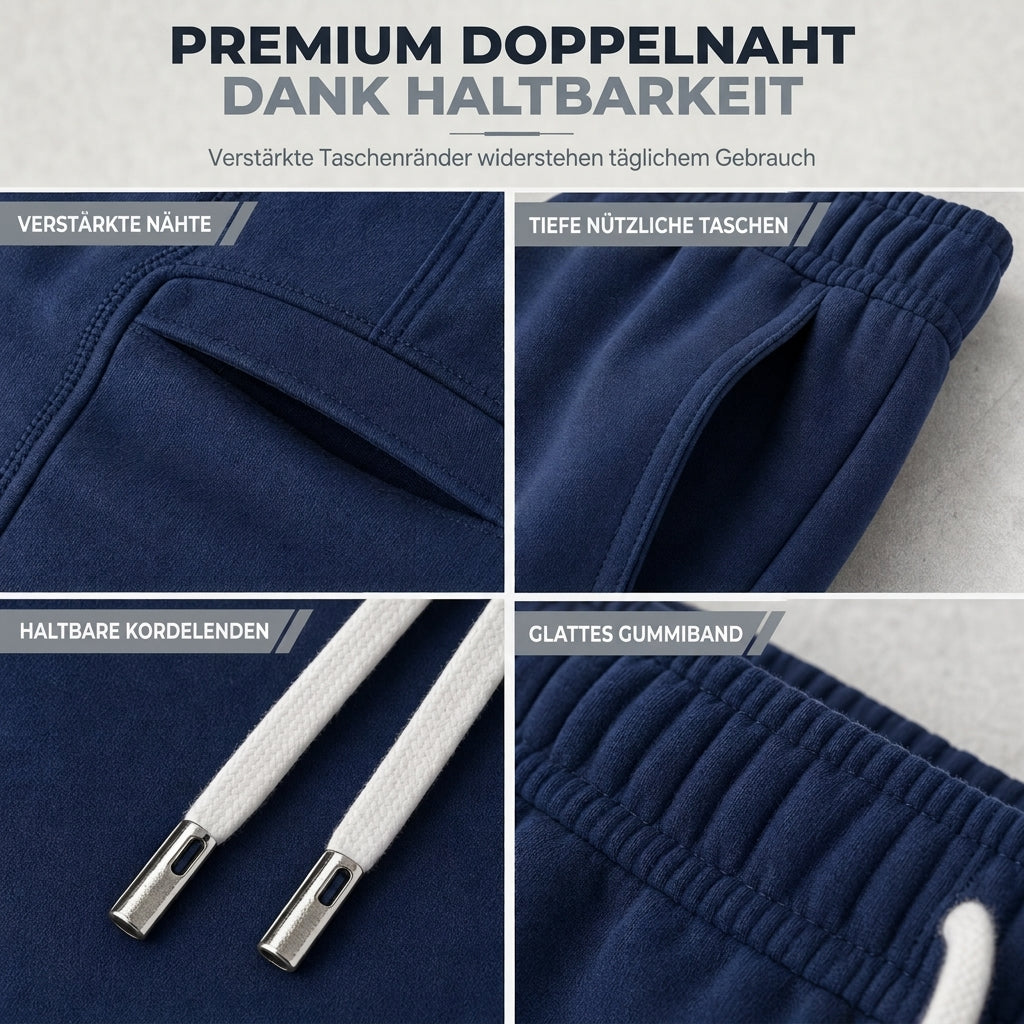 💨 Lässig & bequem – Casual-Sporthose mit Kordelzug – Weicher Stoff, moderner Schnitt & vielseitig kombinierbar