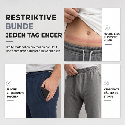 💨 Lässig & bequem – Casual-Sporthose mit Kordelzug – Weicher Stoff, moderner Schnitt & vielseitig kombinierbar