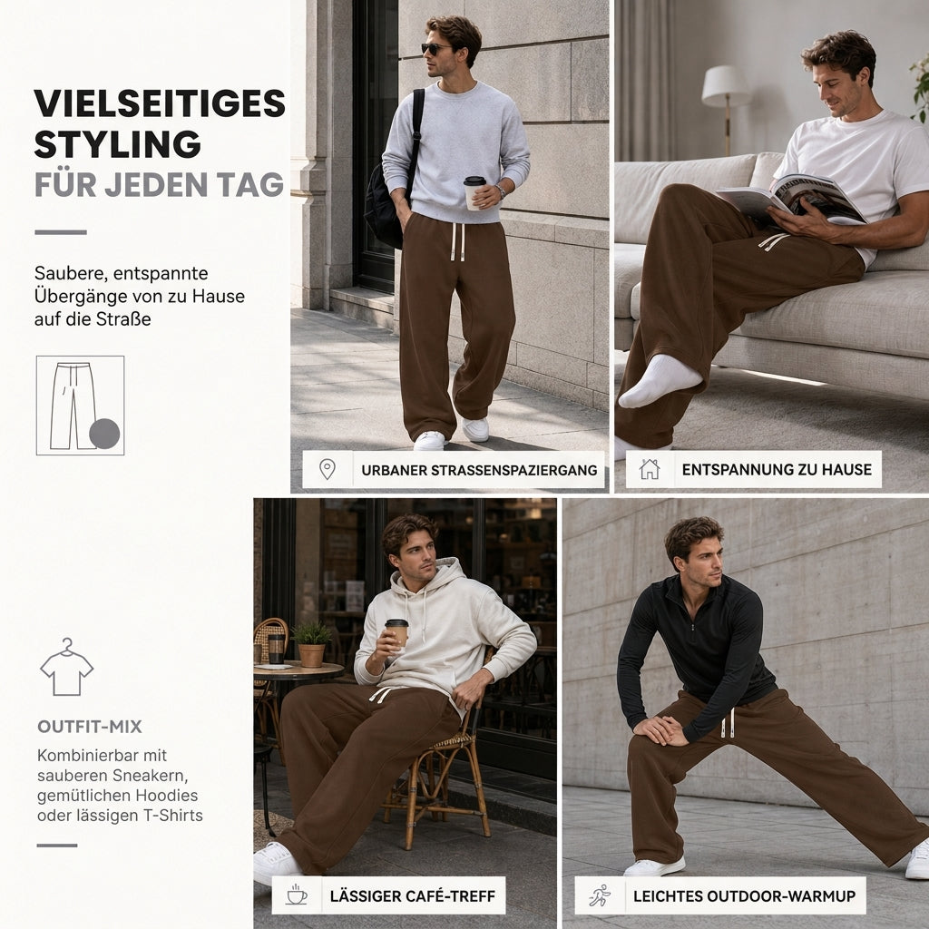 💨 Lässig & bequem – Casual-Sporthose mit Kordelzug – Weicher Stoff, moderner Schnitt & vielseitig kombinierbar