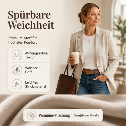 📢🎉50%Rabatt!!!🛍️✨Klassischer Damen-Jackenblazer mit Ein-Knopf-Verschluss