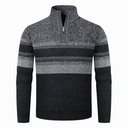 📢🎉50%Rabatt!!!🛍️✨Herren Winter Strickjacke mit Kapuze, kariert, mit Fleecefutter, dicker Mantel mit langen Ärmeln