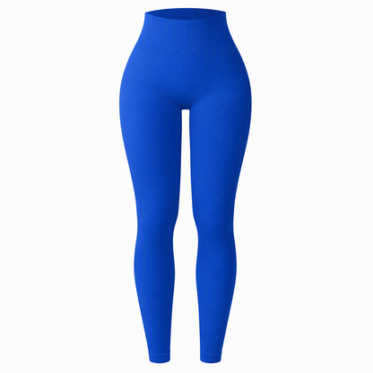 🖤 Black Friday Vorabzugang: 50 % Rabatt 🖤 Nahtlose, hochtaillierte Ripp-Yogahose, Workout- und Fitness-Leggings, Sport-Tights