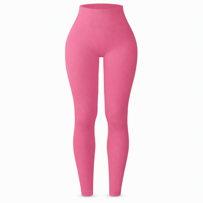 🖤 Black Friday Vorabzugang: 50 % Rabatt 🖤 Nahtlose, hochtaillierte Ripp-Yogahose, Workout- und Fitness-Leggings, Sport-Tights