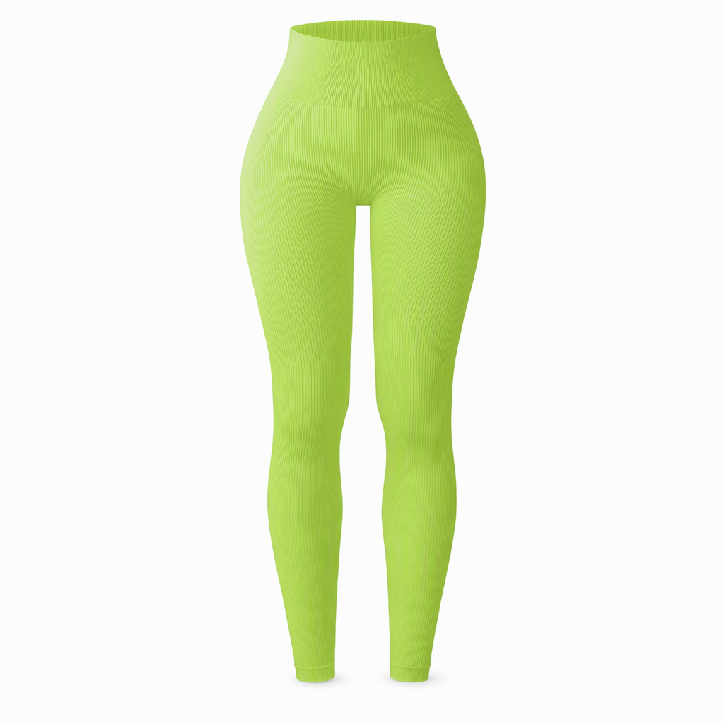 🖤 Black Friday Vorabzugang: 50 % Rabatt 🖤 Nahtlose, hochtaillierte Ripp-Yogahose, Workout- und Fitness-Leggings, Sport-Tights