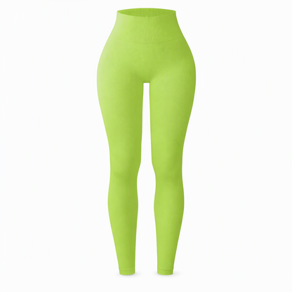 🖤 Black Friday Vorabzugang: 50 % Rabatt 🖤 Nahtlose, hochtaillierte Ripp-Yogahose, Workout- und Fitness-Leggings, Sport-Tights