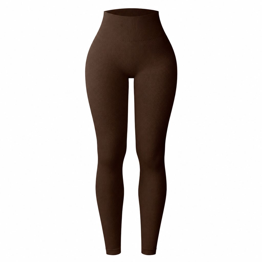 🖤 Black Friday Vorabzugang: 50 % Rabatt 🖤 Nahtlose, hochtaillierte Ripp-Yogahose, Workout- und Fitness-Leggings, Sport-Tights