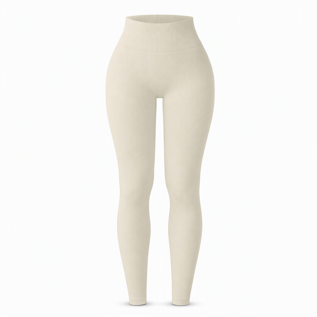 🖤 Black Friday Vorabzugang: 50 % Rabatt 🖤 Nahtlose, hochtaillierte Ripp-Yogahose, Workout- und Fitness-Leggings, Sport-Tights