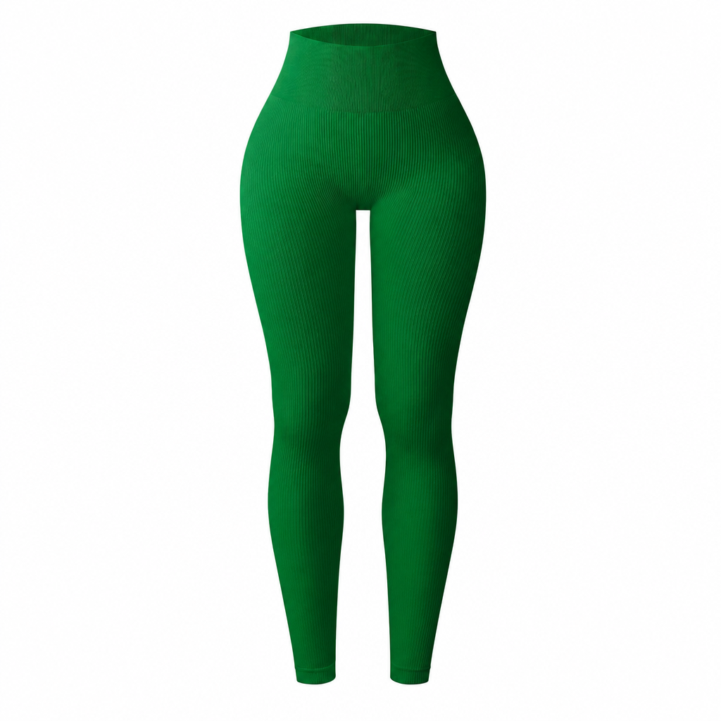 🖤 Black Friday Vorabzugang: 50 % Rabatt 🖤 Nahtlose, hochtaillierte Ripp-Yogahose, Workout- und Fitness-Leggings, Sport-Tights