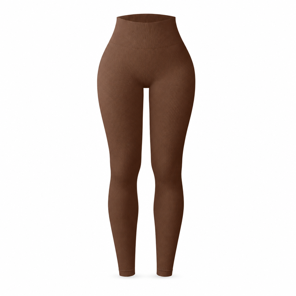 🖤 Black Friday Vorabzugang: 50 % Rabatt 🖤 Nahtlose, hochtaillierte Ripp-Yogahose, Workout- und Fitness-Leggings, Sport-Tights