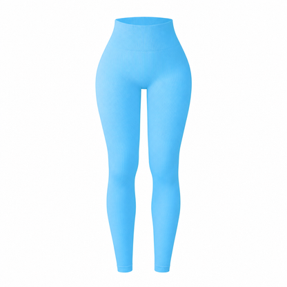 🖤 Black Friday Vorabzugang: 50 % Rabatt 🖤 Nahtlose, hochtaillierte Ripp-Yogahose, Workout- und Fitness-Leggings, Sport-Tights