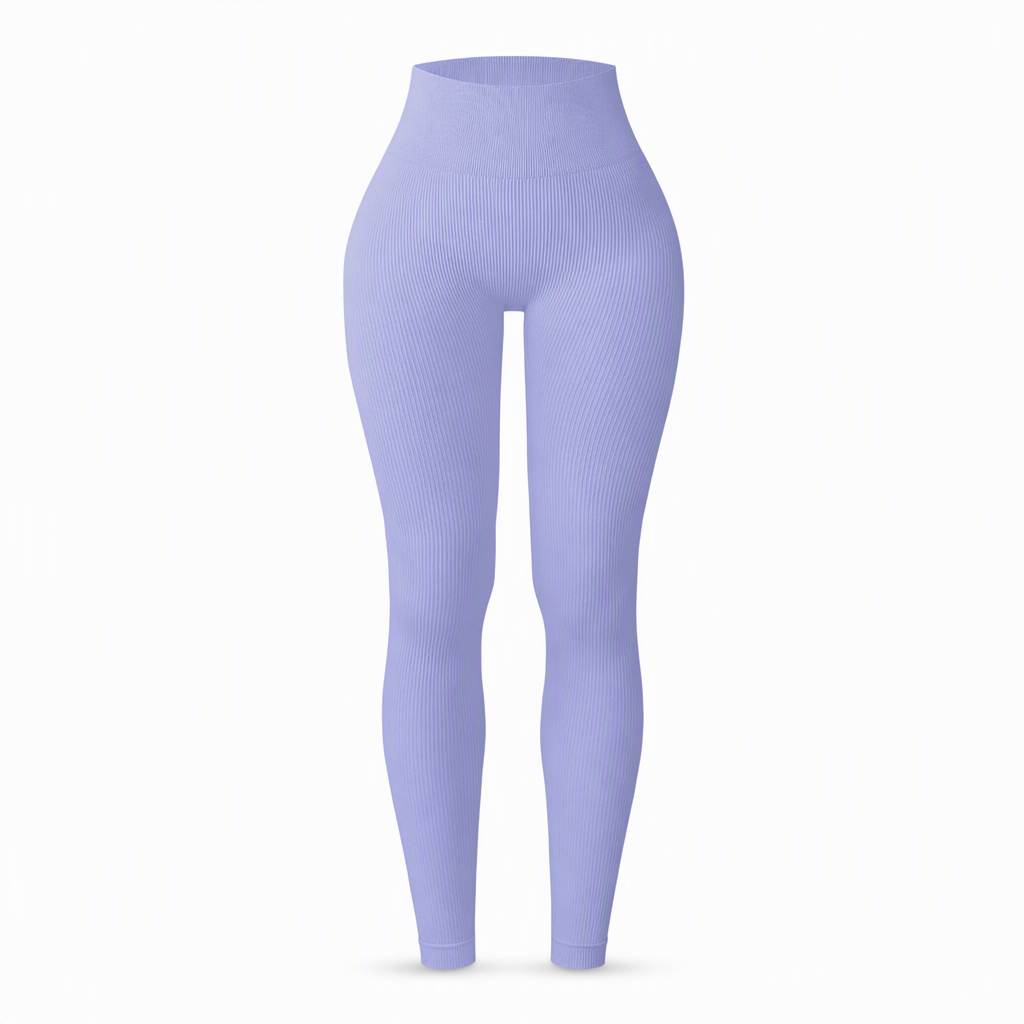 🖤 Black Friday Vorabzugang: 50 % Rabatt 🖤 Nahtlose, hochtaillierte Ripp-Yogahose, Workout- und Fitness-Leggings, Sport-Tights