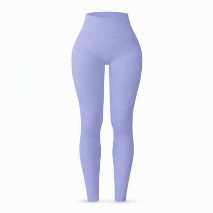 🖤 Black Friday Vorabzugang: 50 % Rabatt 🖤 Nahtlose, hochtaillierte Ripp-Yogahose, Workout- und Fitness-Leggings, Sport-Tights