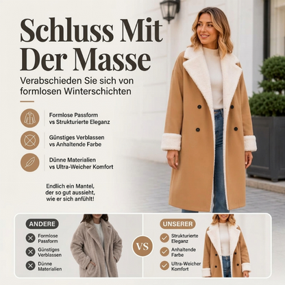 🔥 50% Rabatt 🧥 Eleganter Winter-Wollmantel für Damen