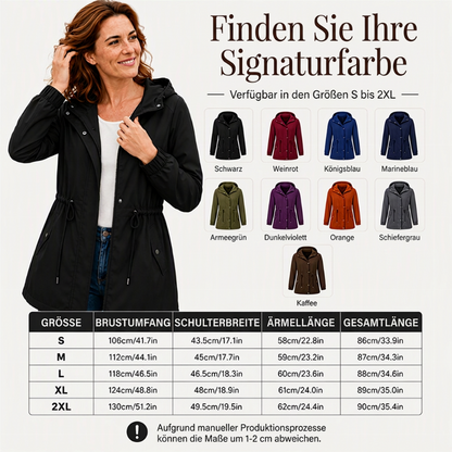 🏷️ Halber Preis – jetzt zugreifen! ✨ Damen mittellänge Windjacke mit Kapuze