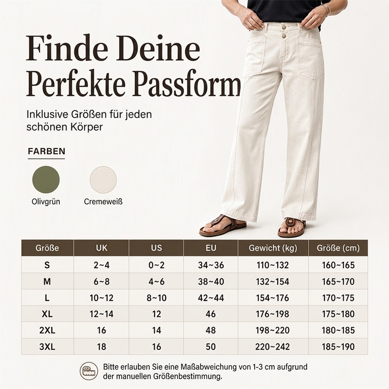 📢🎉50%Rabatt!!!🛍️✨Freizeit-Hose mit geradem Bein für Damen