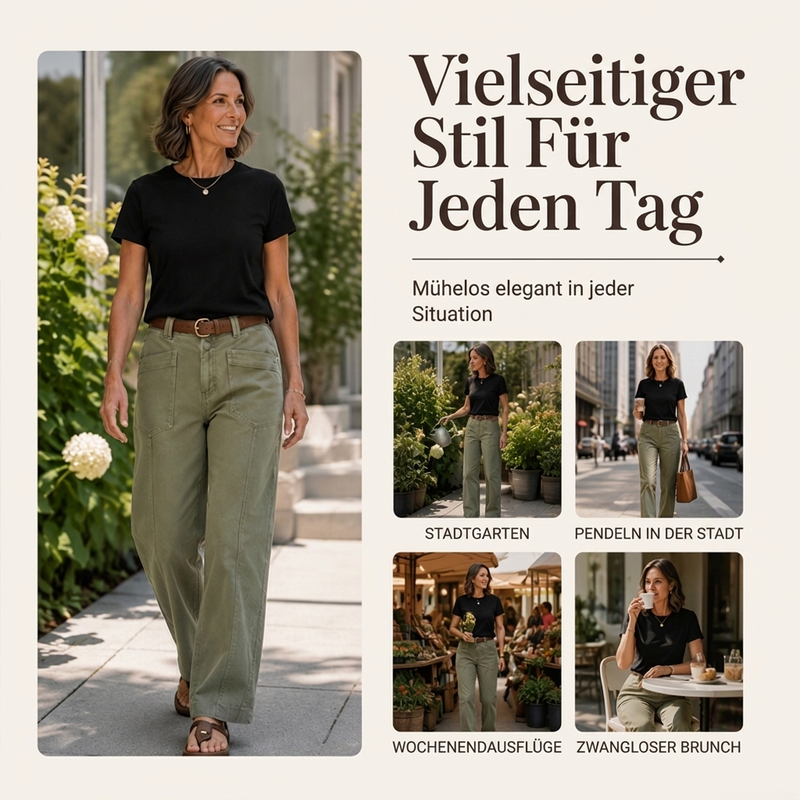 📢🎉50%Rabatt!!!🛍️✨Freizeit-Hose mit geradem Bein für Damen