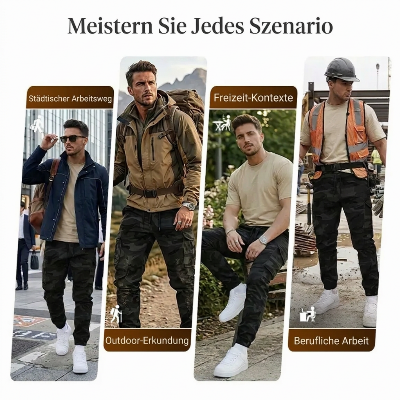 🔥 50% RABATT! Lässige Camouflage-Bundhose – robust & ideal für Freizeit und Arbeit
