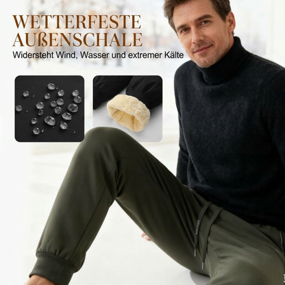 🔥 50% RABATT 🎉✨ Wasserdichte Herren-Hose – warm gefüttert & mit Kordelzug