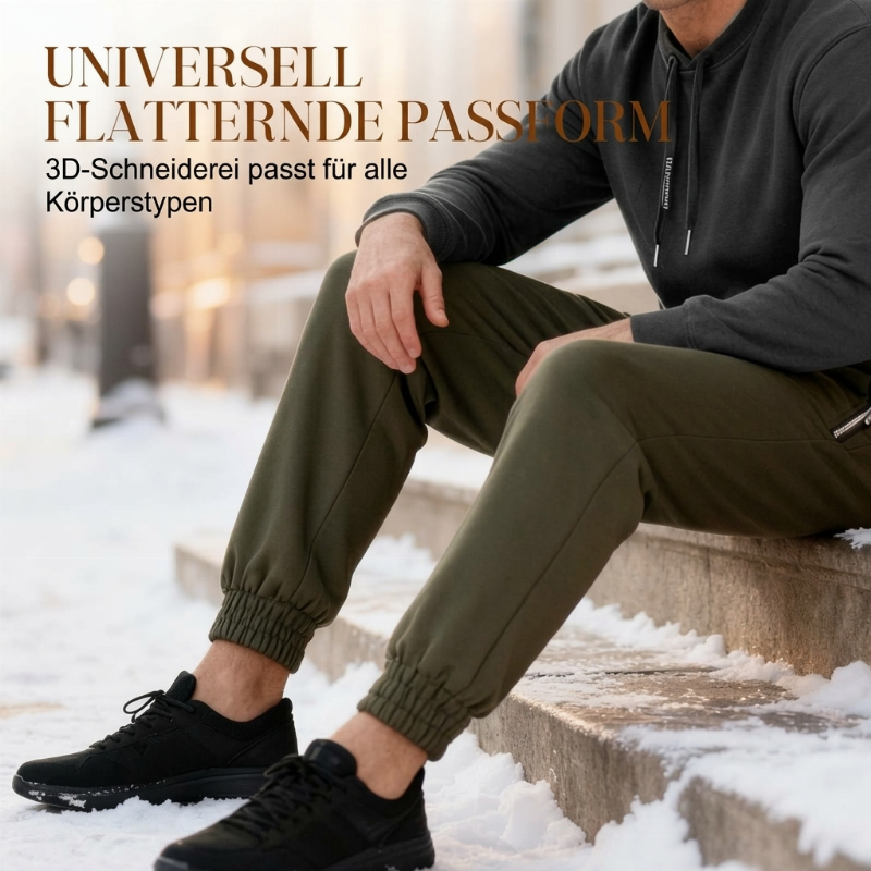 🔥 50% RABATT 🎉✨ Wasserdichte Herren-Hose – warm gefüttert & mit Kordelzug