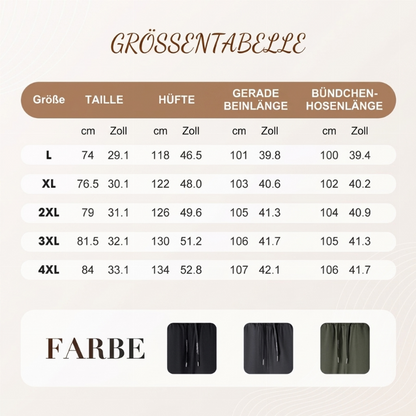 🔥 50% RABATT 🎉✨ Wasserdichte Herren-Hose – warm gefüttert & mit Kordelzug