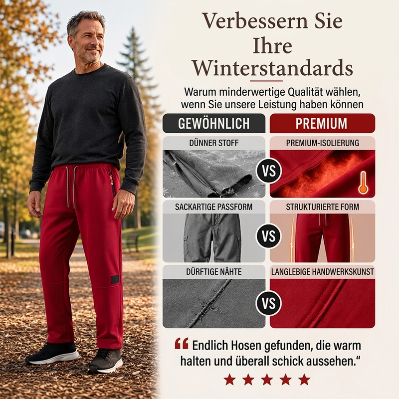 🗣️ 100.000 Leute schwärmen davon – probieren Sie es auch? Unisex Winter Thermohose für den Außenbereich