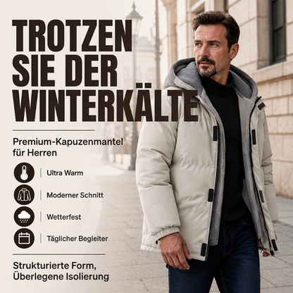 📢🎉50%Rabatt!!!🛍️✨Beheizbare, winddichte Herren-Winterjacke mit Kapuze
