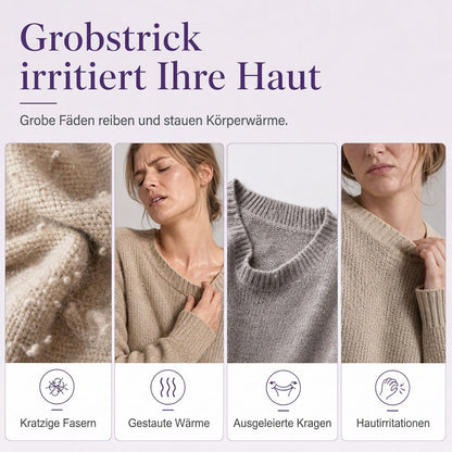 📢🎉50%Rabatt!!!🛍️✨Damen V-Ausschnitt Langarm Pullover Bequemes Strickteil für Herbst und Winter