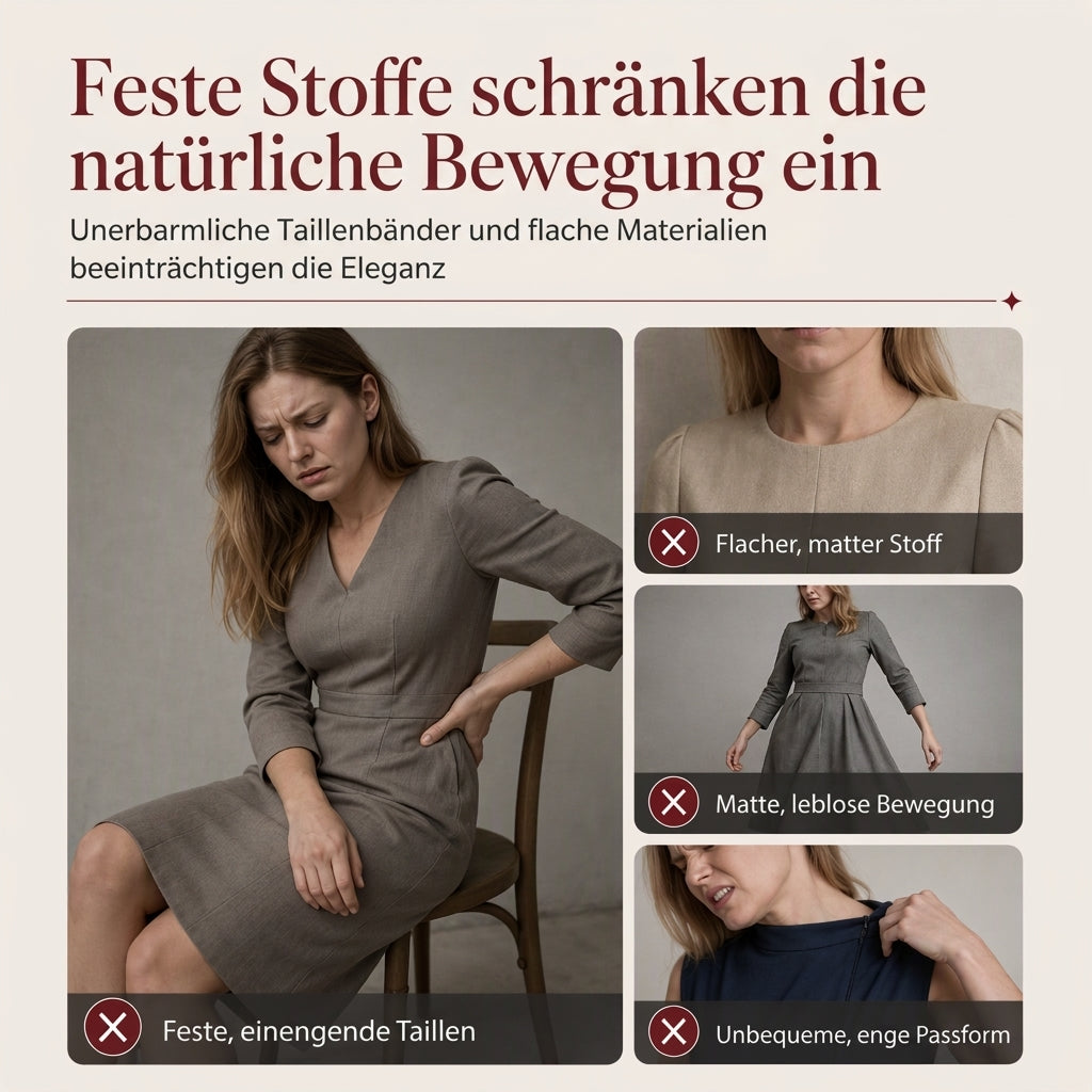 Damen einfarbiges Samt-Maxikleid mit V-Ausschnitt und langen Ärmeln