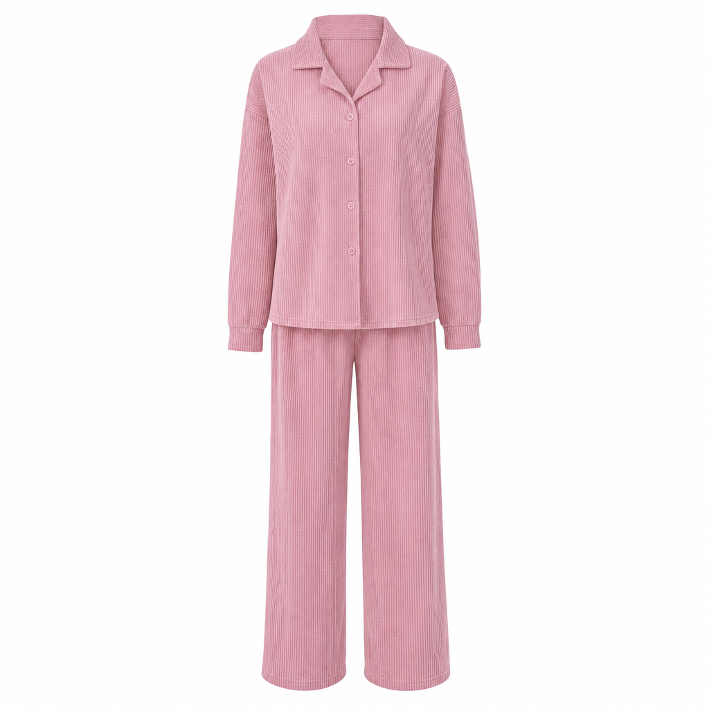 🧶 2-teiliges Damen-Set aus Strickpullover & weiten Hosen – Weich, bequem & immer passend – Jetzt 50% Rabatt!