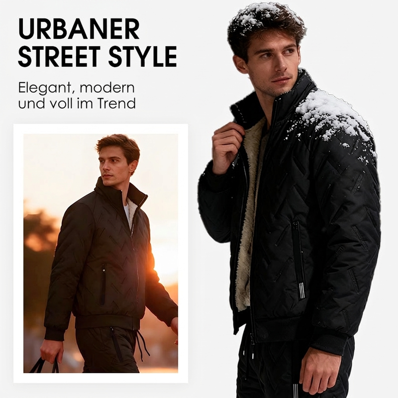 🔥 50% RABATT 🧥 Stylisches, warmes 2-teiliges Herren-Set – Jacke & Hose