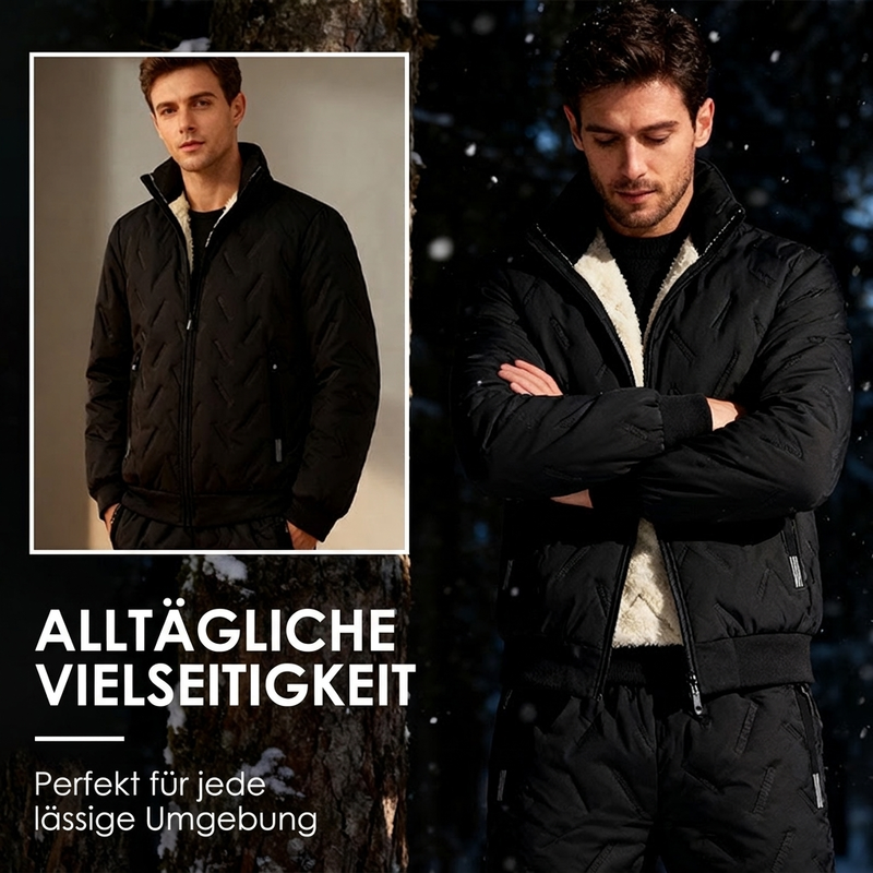 🔥 50% RABATT 🧥 Stylisches, warmes 2-teiliges Herren-Set – Jacke & Hose