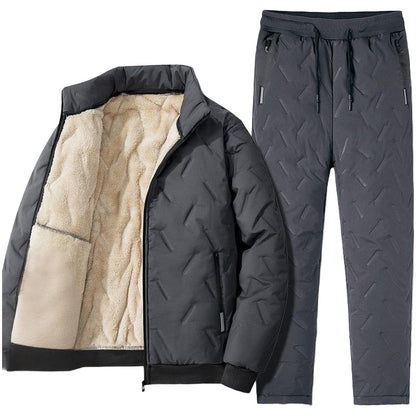 🔥 50% RABATT 🧥 Stylisches, warmes 2-teiliges Herren-Set – Jacke & Hose