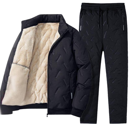 🔥 50% RABATT 🧥 Stylisches, warmes 2-teiliges Herren-Set – Jacke & Hose