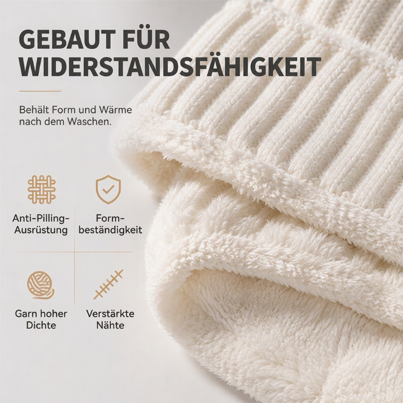 🥳Über 50.000 verkauft! 50% Rabatt!🥳 Damen Winter Einteilige Gestrickte Mütze Schal Maske