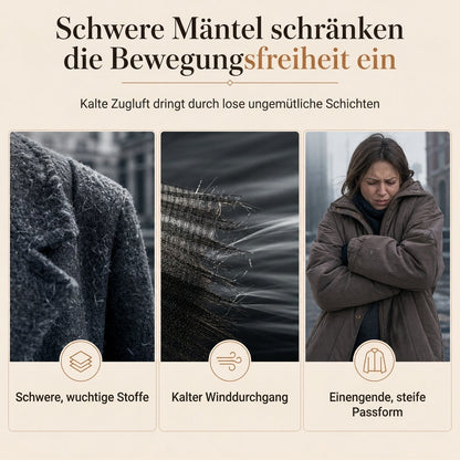 📢🎉50%Rabatt!!!🛍️✨Leichte gesteppte Damenjacke mit Reißverschluss und Stehkragen für Frühling und Winter