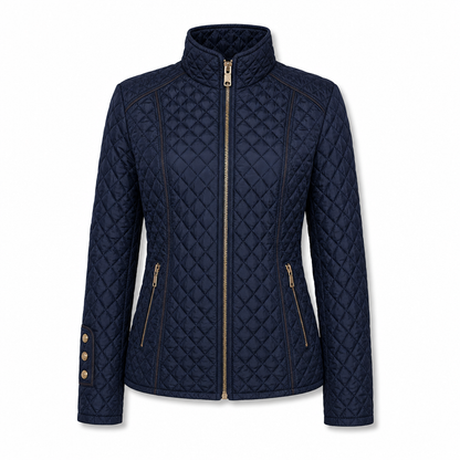 📢🎉50%Rabatt!!!🛍️✨Leichte gesteppte Damenjacke mit Reißverschluss und Stehkragen für Frühling und Winter