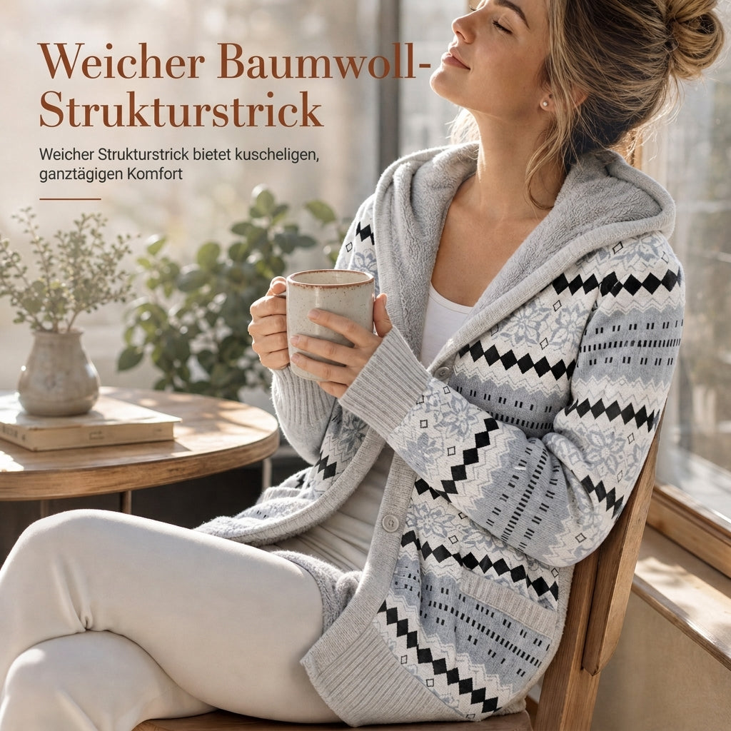 🙌 70% Wiederkaufquote🔥🔥Damen mittel-langer Hoodie mit Kapuze, Baumwollfutter