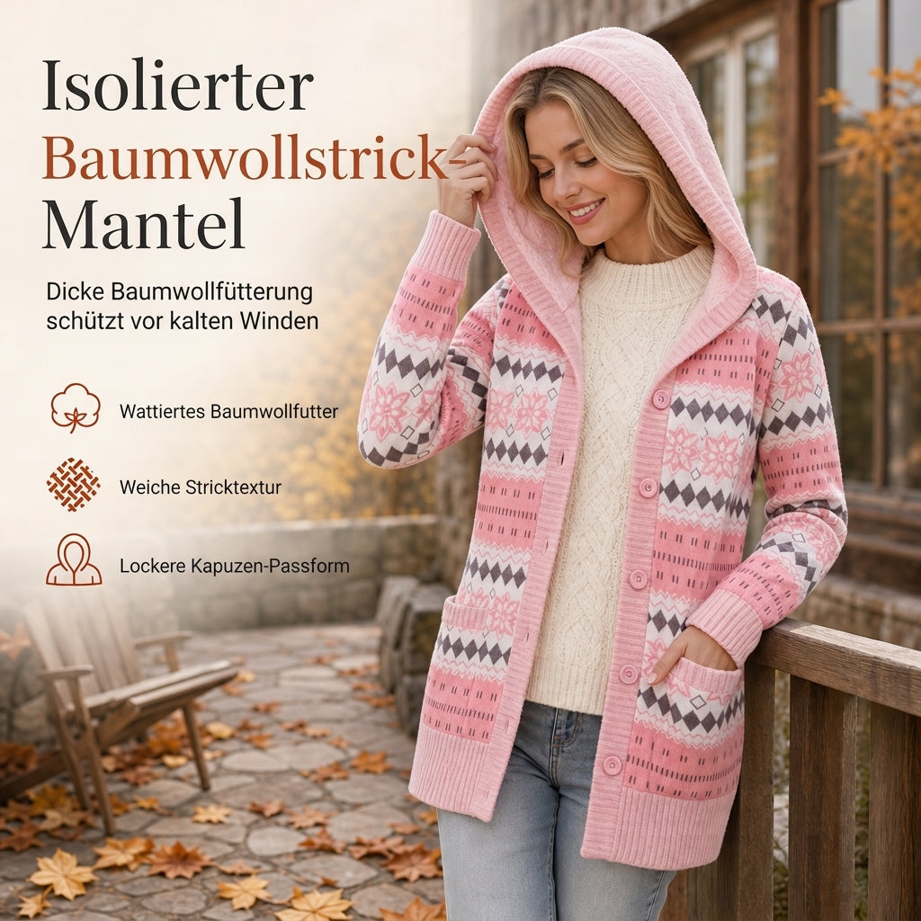 🙌 70% Wiederkaufquote🔥🔥Damen mittel-langer Hoodie mit Kapuze, Baumwollfutter