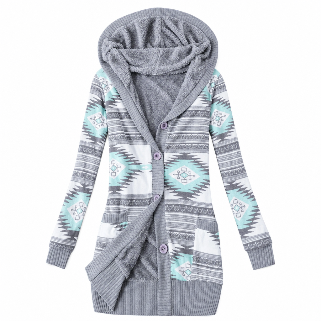 🙌 70% Wiederkaufquote🔥🔥Damen mittel-langer Hoodie mit Kapuze, Baumwollfutter