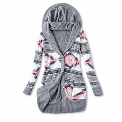 🙌 70% Wiederkaufquote🔥🔥Damen mittel-langer Hoodie mit Kapuze, Baumwollfutter