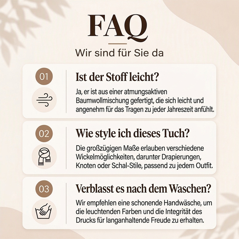 💥Jetzt im Trend!💥 Vielseitig einsetzbarer, leichter Leopardenmuster-Schal
