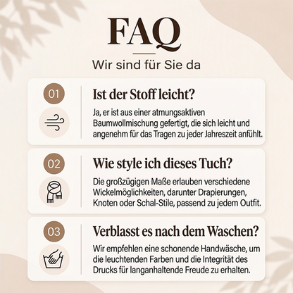 💥Jetzt im Trend!💥 Vielseitig einsetzbarer, leichter Leopardenmuster-Schal