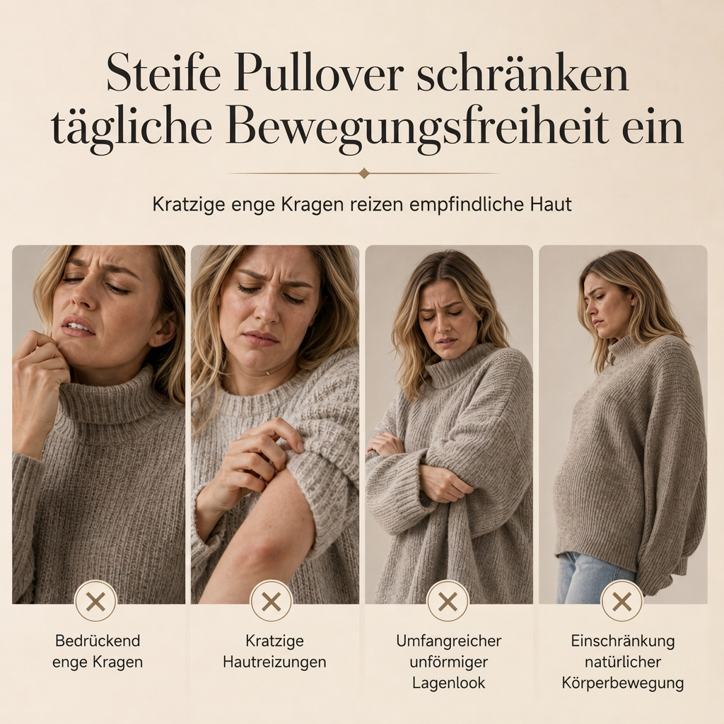 ✨Neu Eingetroffen!✨Damen Strickumhang-Poncho mit Knopfleiste