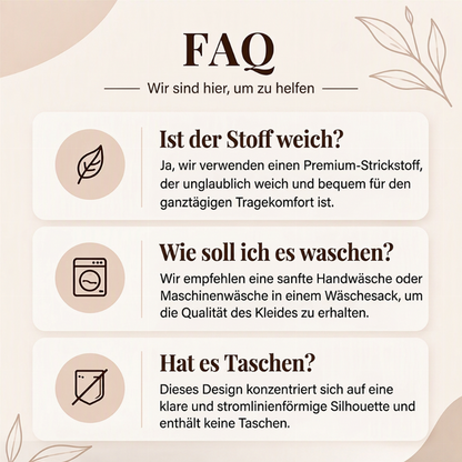 Damen Kleid mit Leopardenmuster, V-Ausschnitt und langen Ärmeln