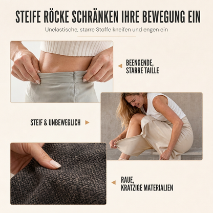 🔥 50% RABATT ✨ Damen-Fransenrock mit elastischem Bund – modisch & vielseitig für Frühling und Herbst