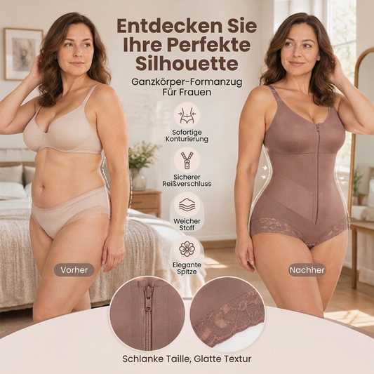 📢🎉50%Rabatt!!!🛍️✨Damen Plus Size Shapewear Bauchkontrollender Bodysuit